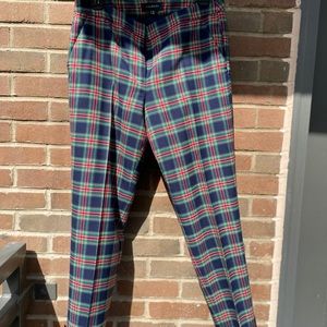 Plaid Talbots Trousers